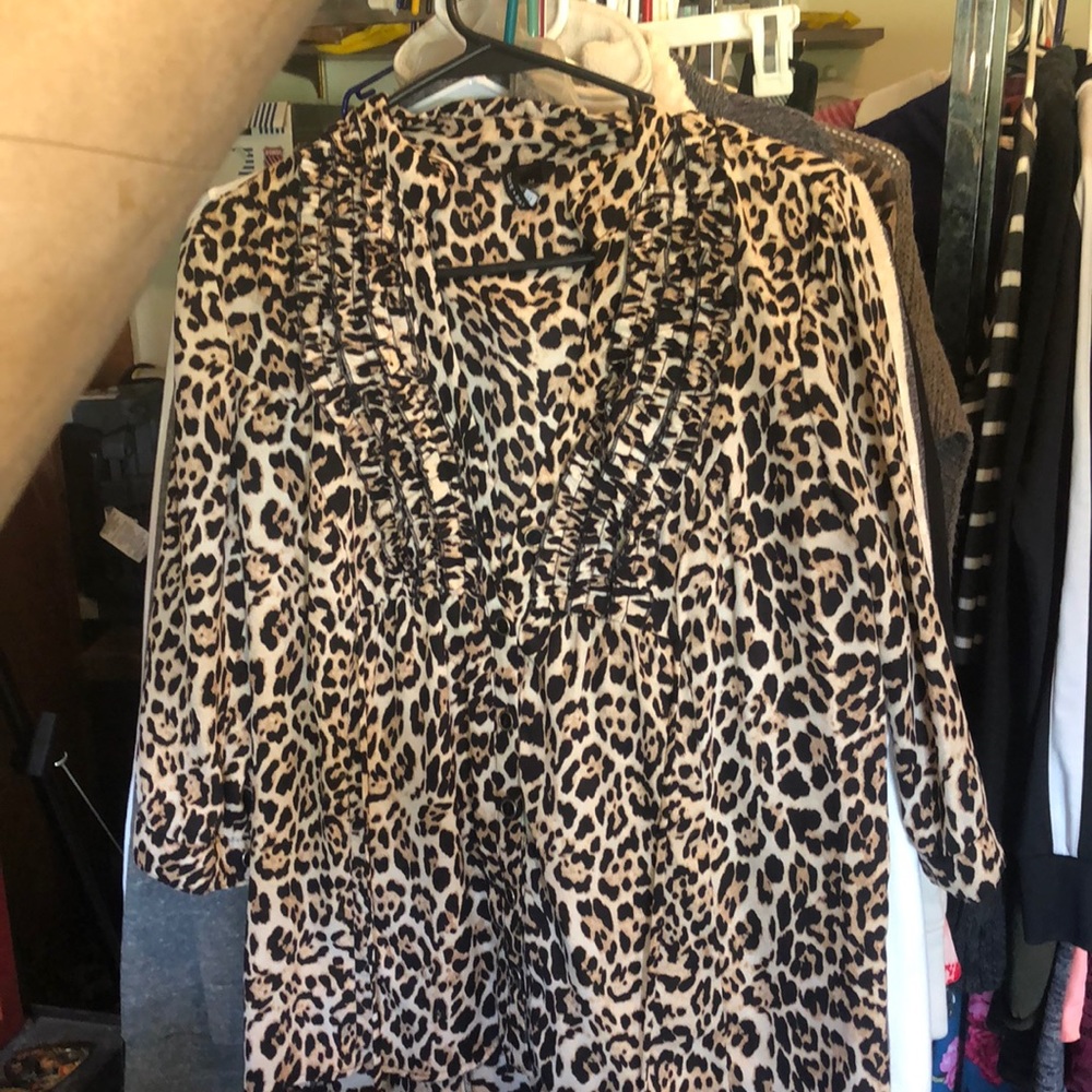 Leopard blouse